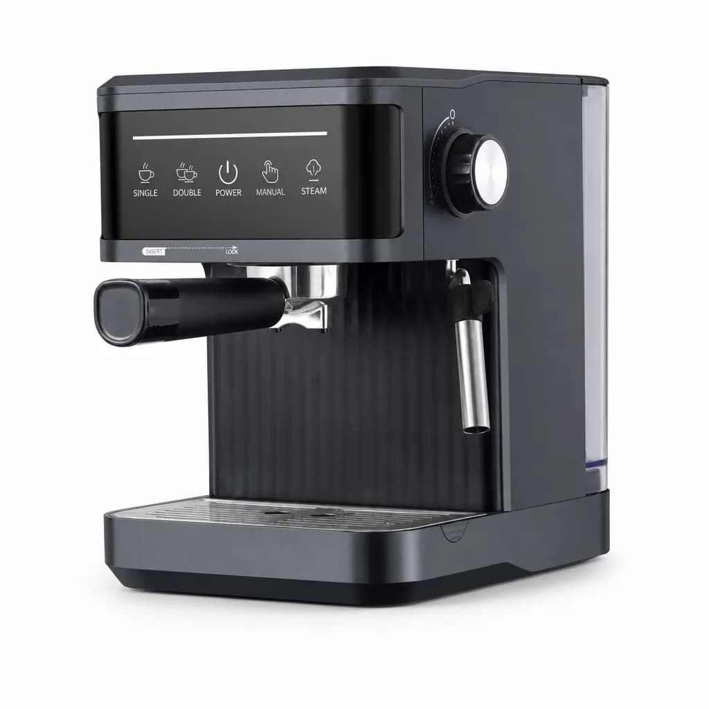 Compact 20-Bar Espresso Machine with Milk Frother